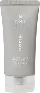 [MIZON] INOUT DAILY SOOTHING SUNSCREEN SPF50+ PA++++ (50 ml) Crème solaire - Soin coréen - Protection 50+ durée 24H - Acide Hyaluronique & Centella Asiatica - 100% Vegan - Rafraîchissant