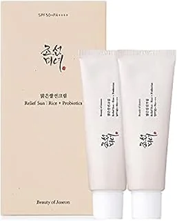 Beauty of Joseon Crème Solaire Relief Sun Riz + Probiotique Set (2Pack)