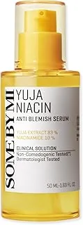 SOME BY MI Yuja Niacin Anti Blemish Serum – 50ml – Sérum coréen à 10% niacinamide et vitamine C – Corrige les taches pigmentaires, éclaire le teint – Soin coréen