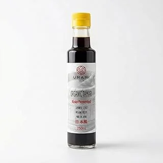 Umami Sauce Soja Tamari KIOKE BIO Sans Gluten, Produite au Japon, fermentation en fûts de bois, qualité artisanale, 250ml