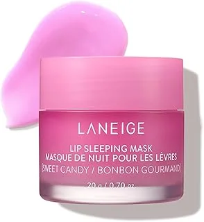 Le célèbre pot rose du masque de nuit pour les lèvres Laneige
