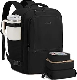 Sac à Dos Voyage Cabine Avion, 40L Sac De Voyage Homme Femme Grand Bagages Cabine, Imperméable Sac Ordinateur Portable 17 Pouces Valise de Affaires Travail Randonnée