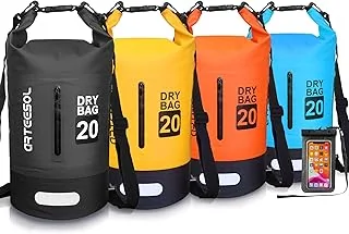 Sac Sec 5L 10L 20L 30L Étanche avec Sangle Réglable pour Kayak Bateau Excursion Canoë Pêche Rafting Natation Snowboard