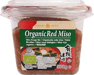 Hikari Miso Organic Red Miso, Pâte de soja bio rouge du Japon, 500g