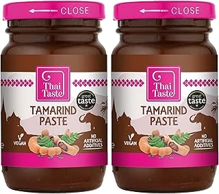 Thai Taste Pâte de tamarin (Makham Piek) 130 g - Lot de 2