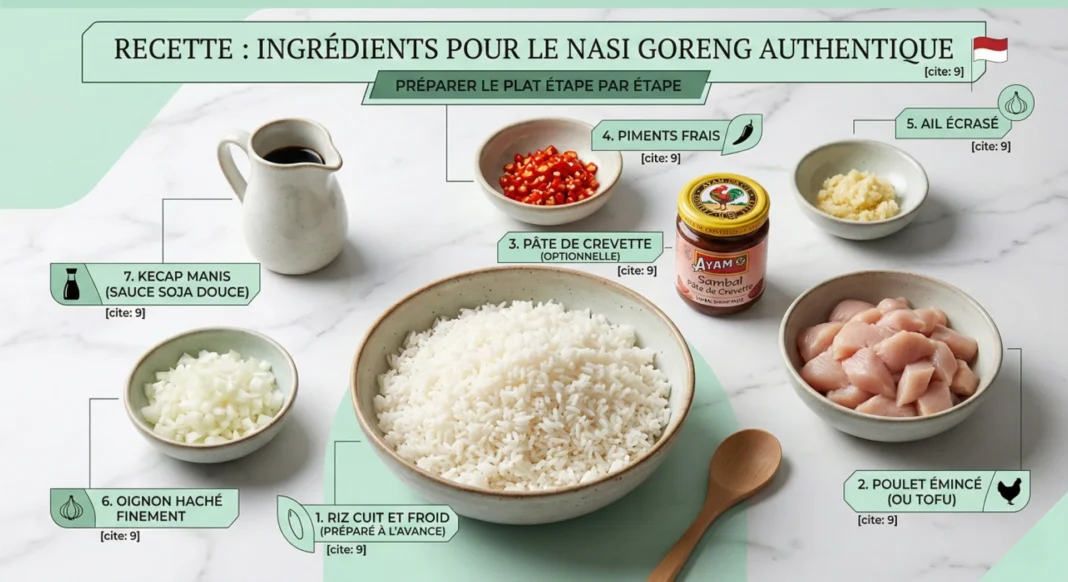 L’harmonie du plat repose sur la préparation minutieuse du Bumbu, la pâte aromatique de base.