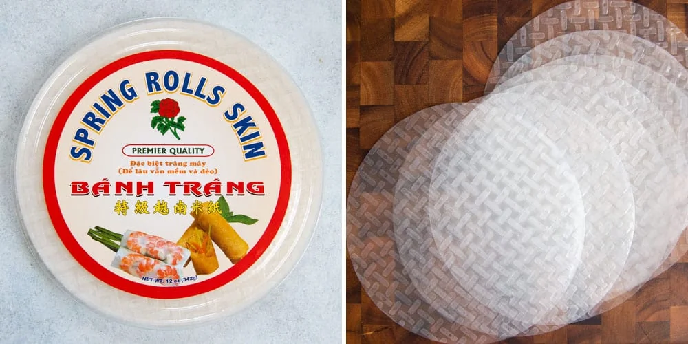 Galettes de riz Bánh Tráng pour rouleaux de printemps