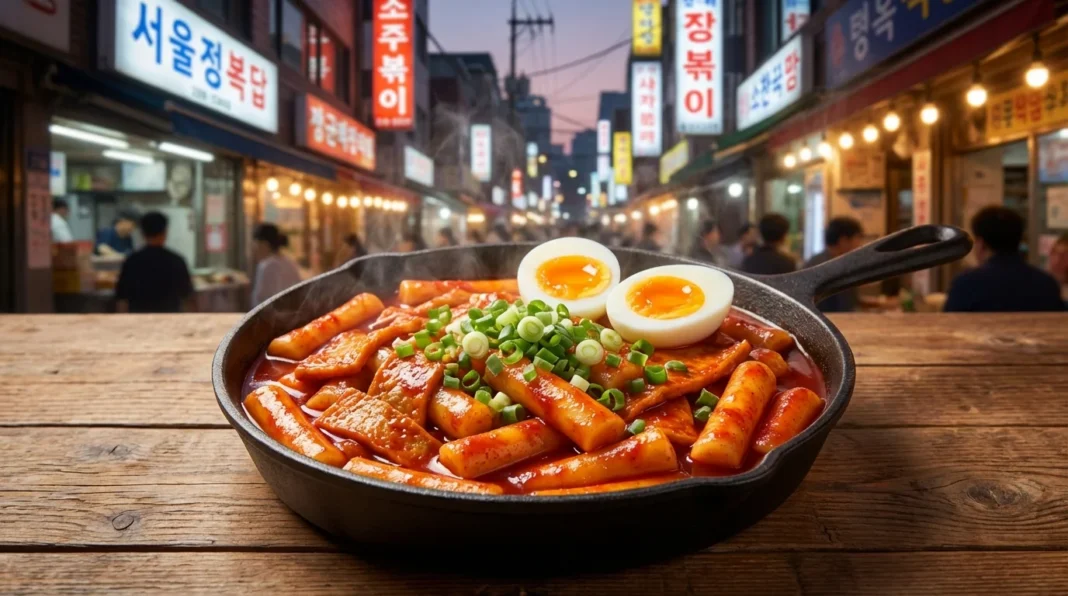 Tteokbokki : Gâteaux de Riz Épicés à la Coréenne